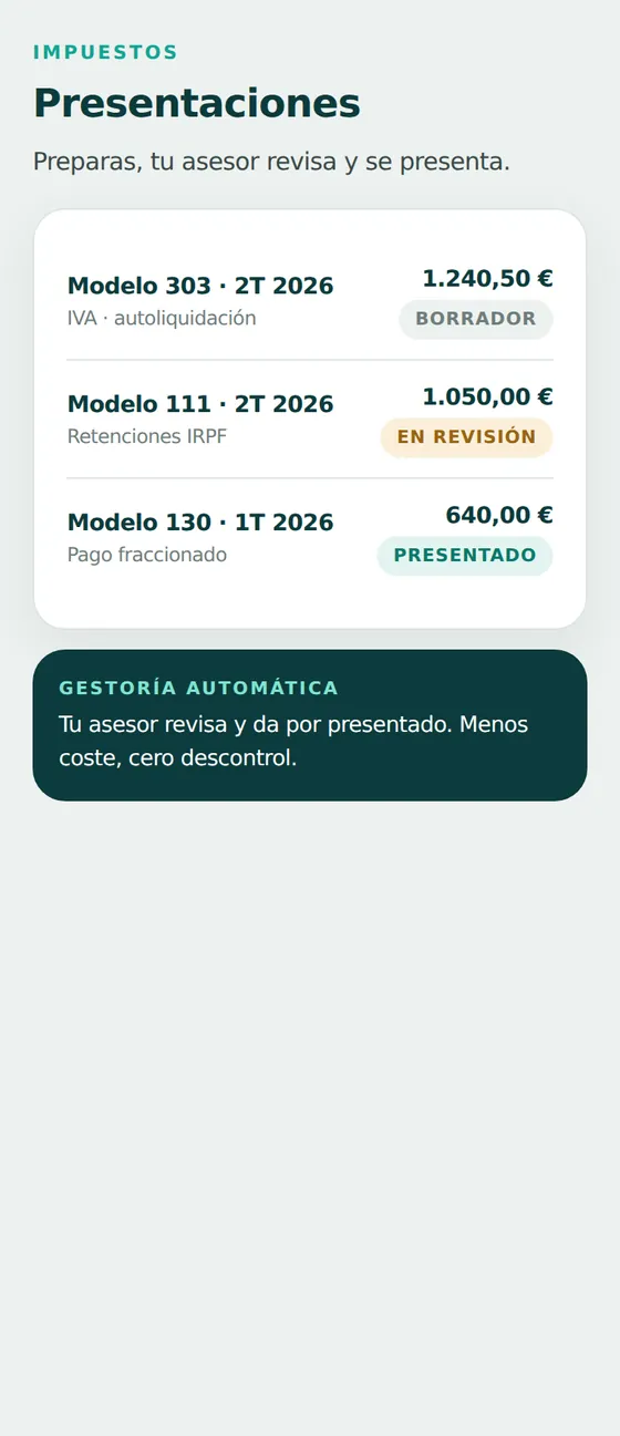 Presentaciones y gestoría en Paipers